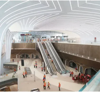 Metro station-Green line Underground-Hamad Hospital