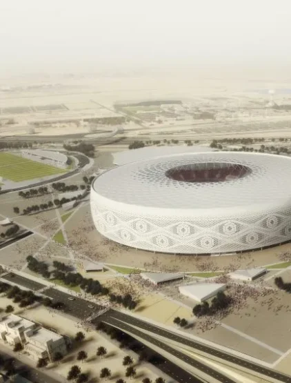 Al Thumama Stadium.